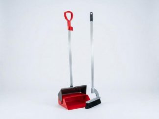 Klappschaufel mit Besen, Kehrset für Senioren, rückenschonend fegen